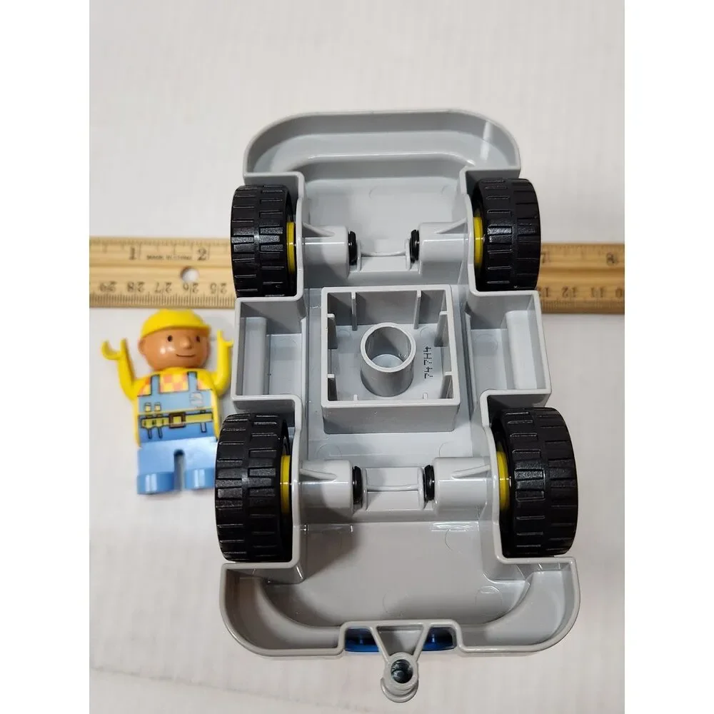 LEGO DUPLO Worker Figure with Blue Construction Truck